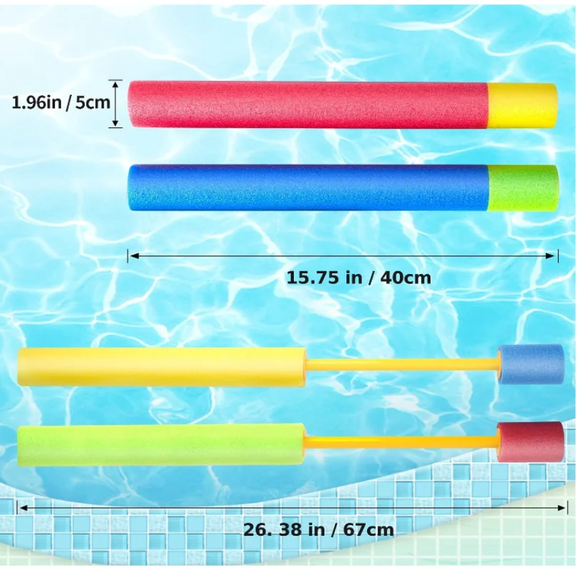 Strand-Wasserspielzeug Wasserpistole Eva-Wasserkanone Ausziehbares Kinderspielzeug