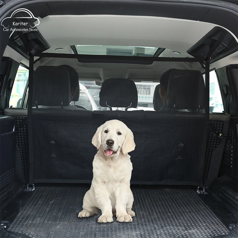 

For Land Rover Defender 110 2020-2026 Car Styling Trunk Divider Net Cargo Pet Divider Net Pet Isolation Net Interior Accessories