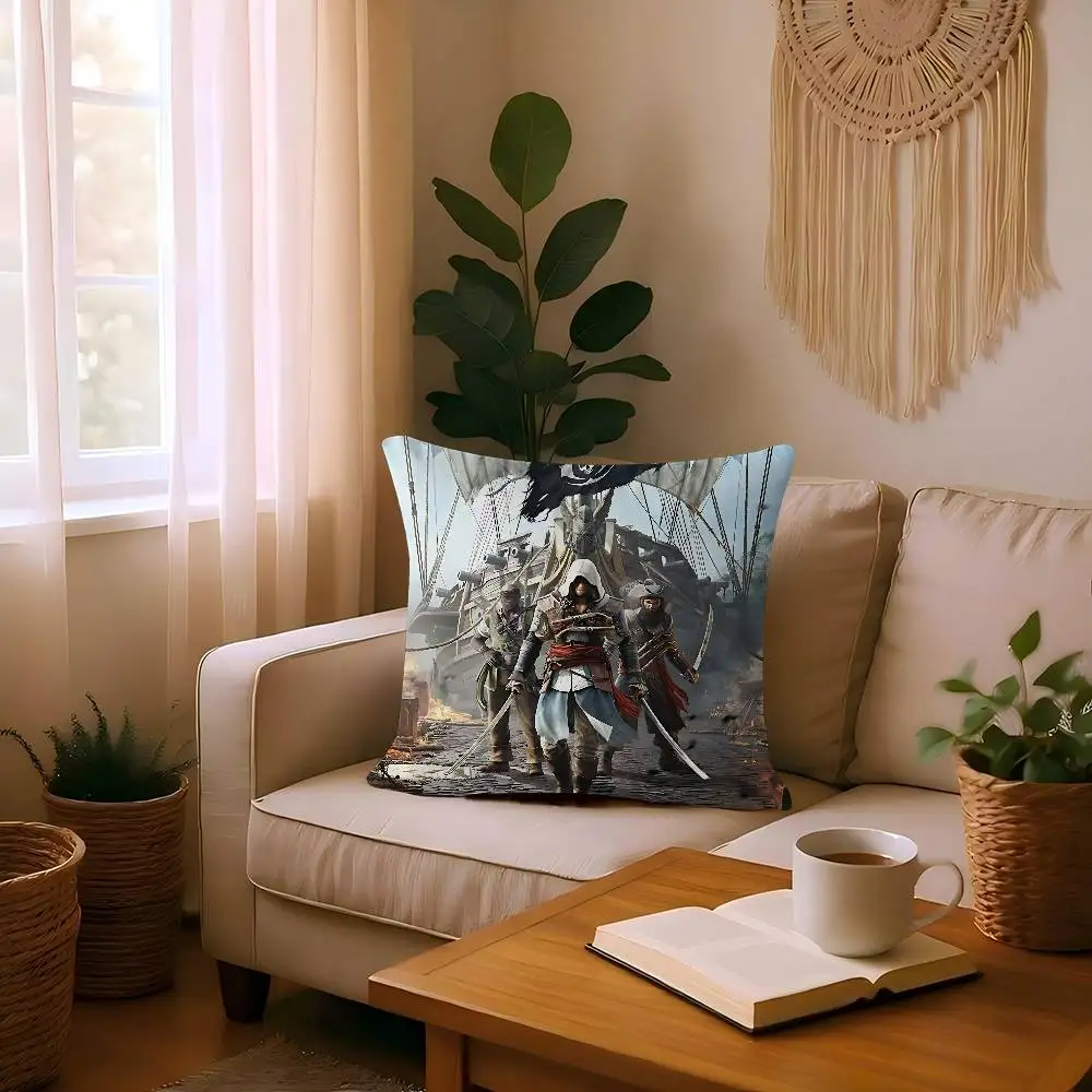 لعبة قاتل S العقيدة وسادة شخصية غطاء غبار غرفة نوم الاطفال الطرف الديكور المخدة عيد ميلاد الأطفال هدية #5