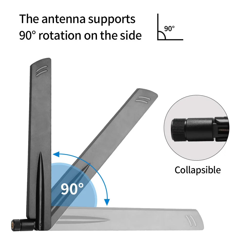 2pcs 4G Antenna High Gain 18dBi 700-2700MHz SMA Male for Wireless Network Card Wifi Router Signal Sensitivity