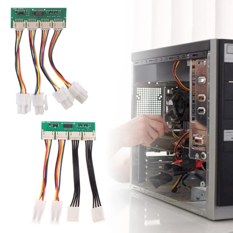 12V 4Pin Fan Simulators Emulator For Antminerr S21 S19K Desktop Cooling