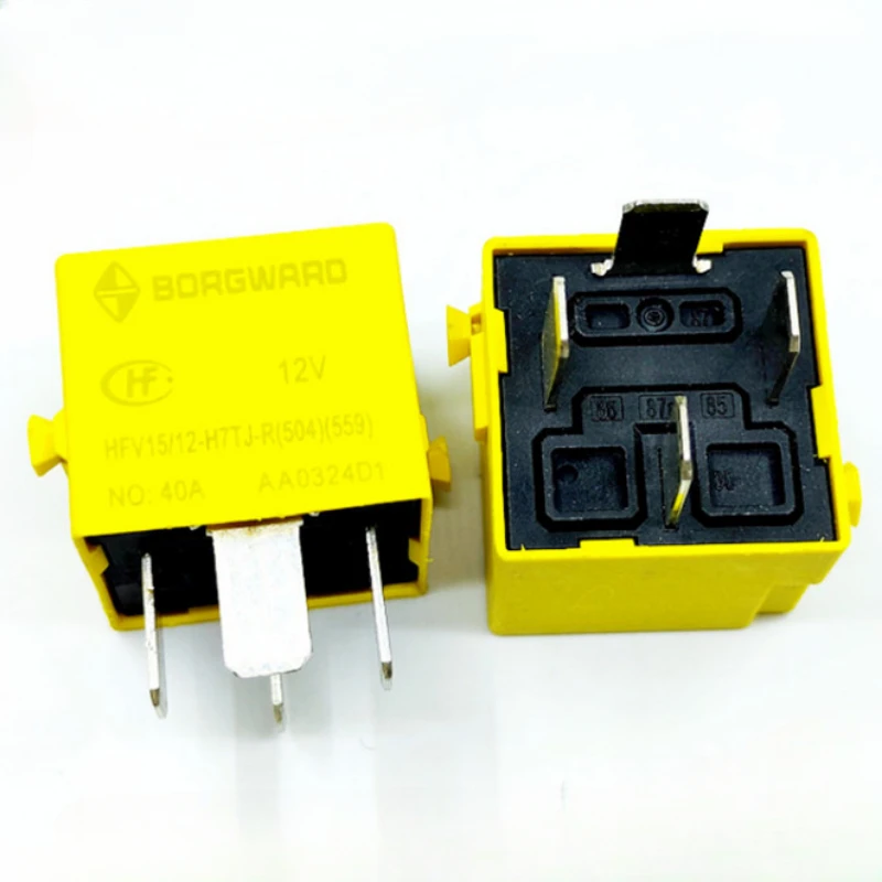 

（Brand new bulk cargo）1pcs/lot 100% original genuine relay:HFV15 12-H7TJ-R(504)(559) 12V 40A 4pins Automotive relay