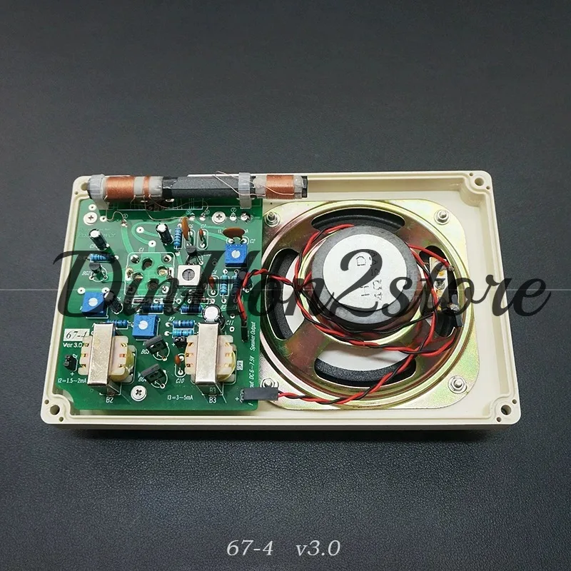 67-4 Silicon Four Tube Machine Kit Regenerated Semiconductor Radio DIY Nostalgic Circuit Board Parts battery-free