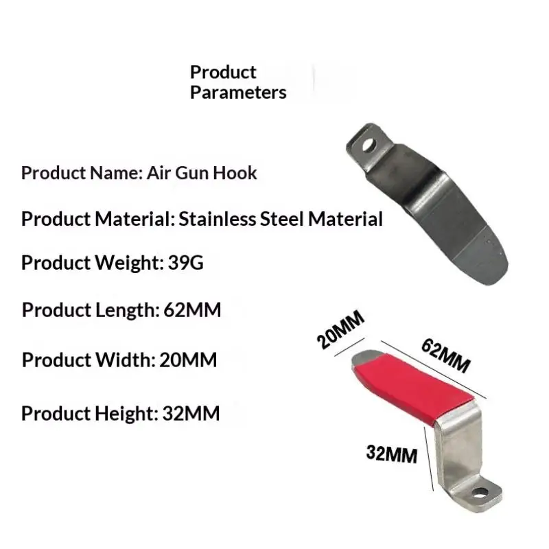 New Carpentry Accessory Air Nail Hook Tool Organization Convenient Air Nail Holder Efficient Organaizer Woodworking Tool view 6