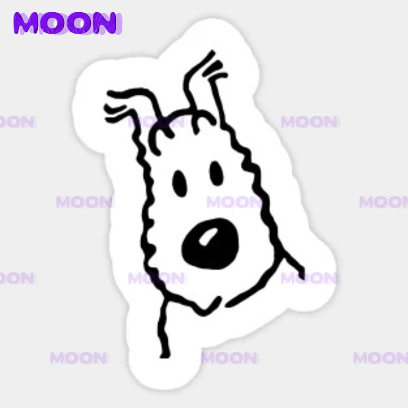 Snow Dog Enthusiasts Stickers Decorative Stickers Art Cute Anime Car Printing Waterproof Sunscreen PVC