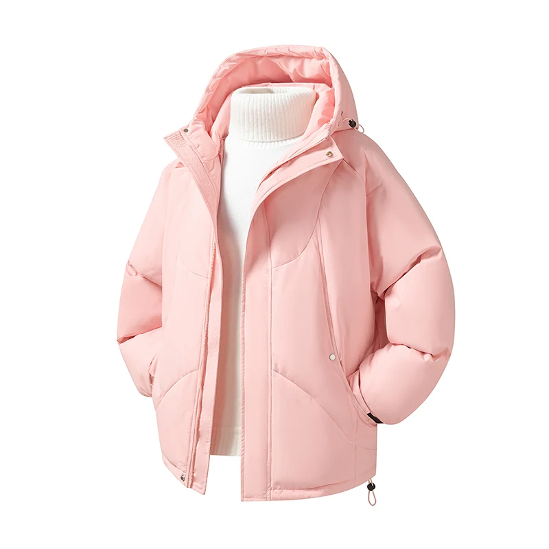 

Couple Parkas Coat Male Solid Color Cotton Oversize Parka Male Winter Jackets Windbreaker Padded Woman Parkas Men Winter Parkas