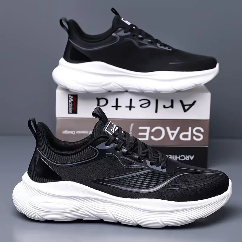 Men's shoes new large size men's sports shoes student soft-soled running shoes mesh breathable comfortable cold sticky shoes