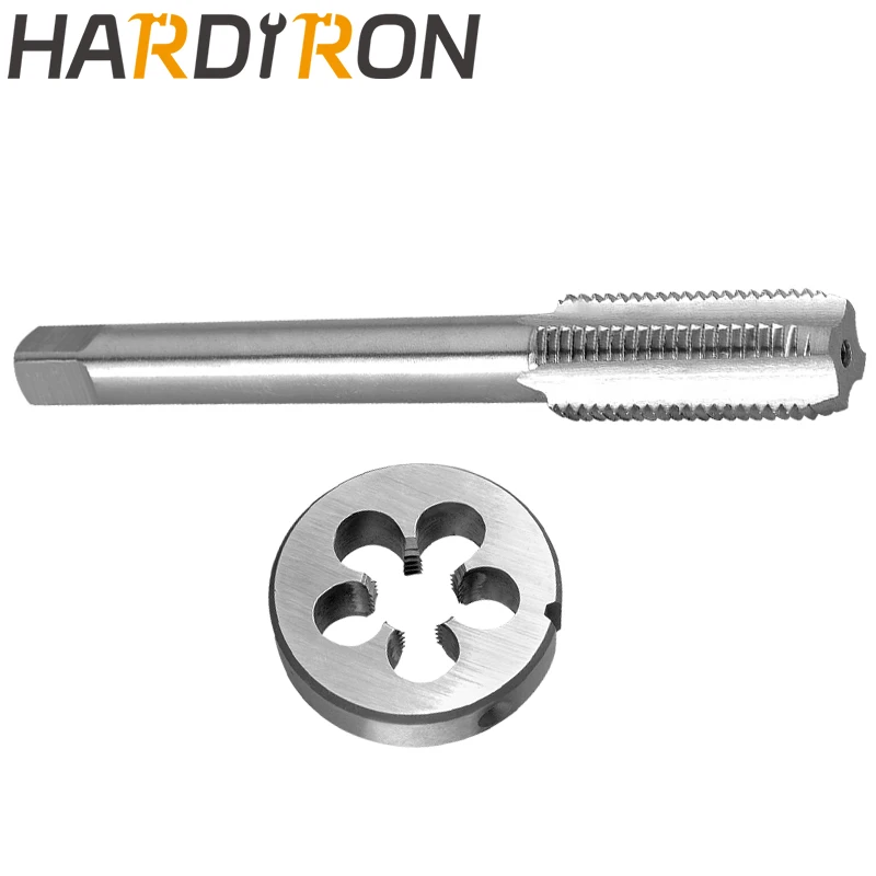 

Hardiron 11/16-20UN Tap and Die Set Right Hand，11/16x20 HSS Machine Thread Tap & Round Die