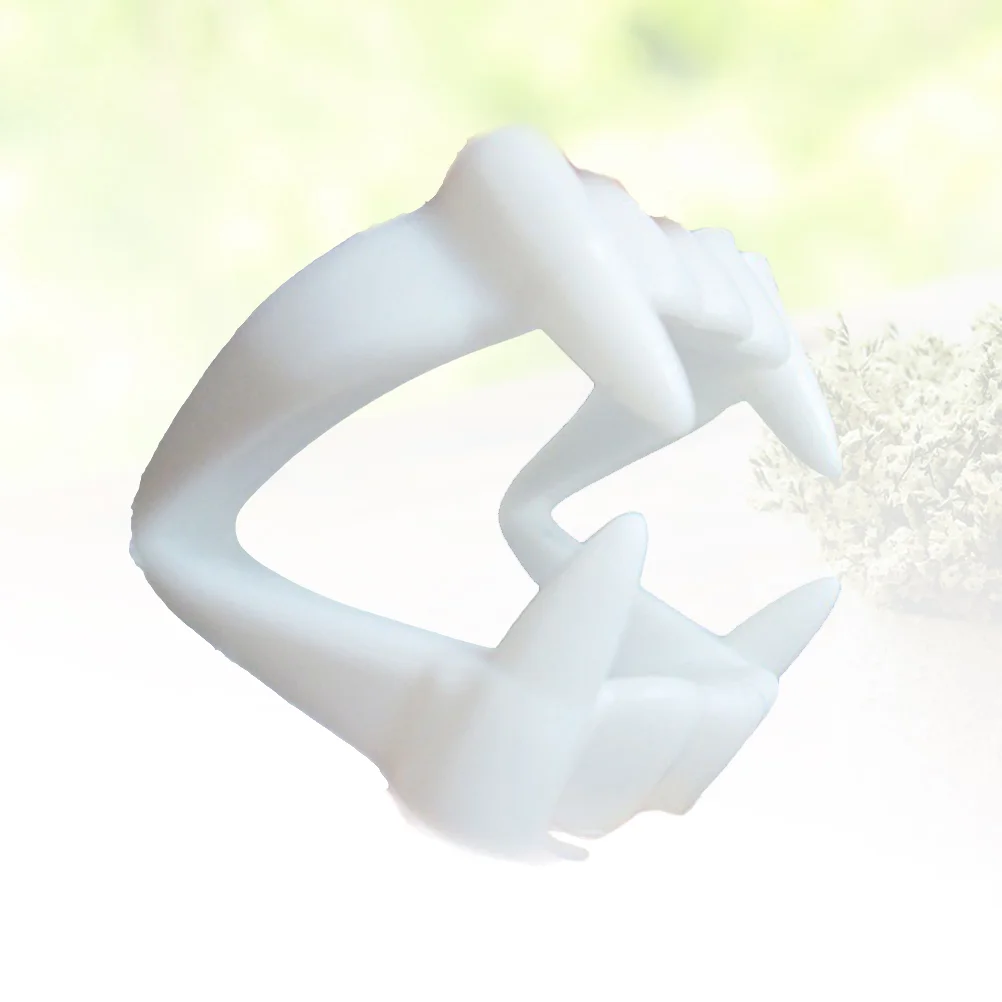 10 Pcs Fake Teeth Fangs for Cosplay Dentures Clothing Toy M Halloween Party Props Child