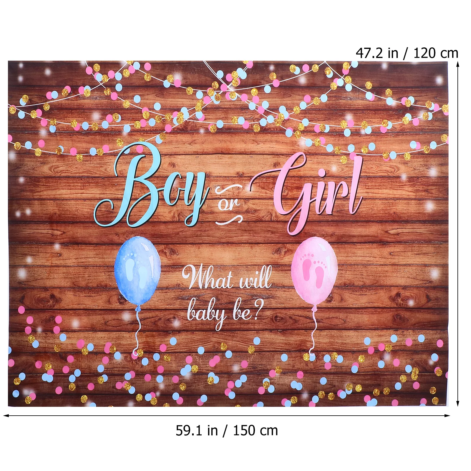 

1pc Gender Reveal Blanket Soft Baby Photo Backdrop Cloth Newborn Party Decoration Assorted Colors Comfortable Washable Gift Idea