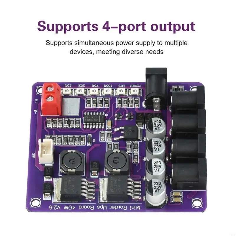 UPS Battery Charging Board 12.6V Uninterruptible Supply Module for Router 83CE