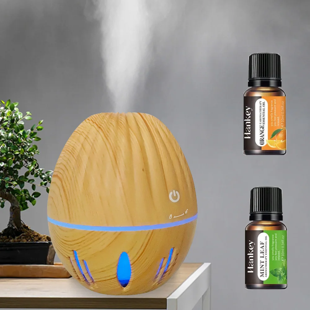 Premium Nemlendirici 130ml Difüzör/Gece Dokunma Modları Ultrasonik 3 Işık/Hava (Aroma Paneli Temizleyici)