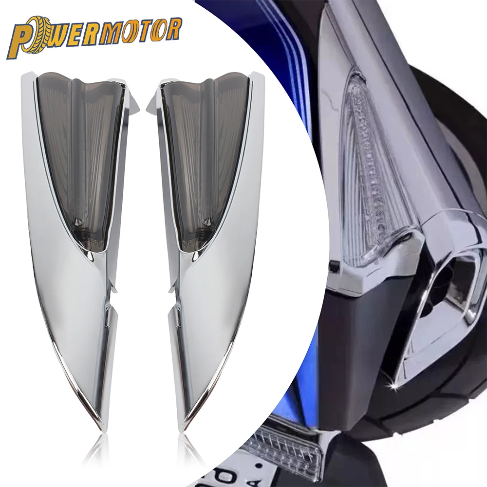 

Светодиодные указатели поворота для мотоцикла, сигнальная лампа, аксессуары для заднего бокового кофра для HONDA Goldwing GL1800 2018 2019 2020 2023