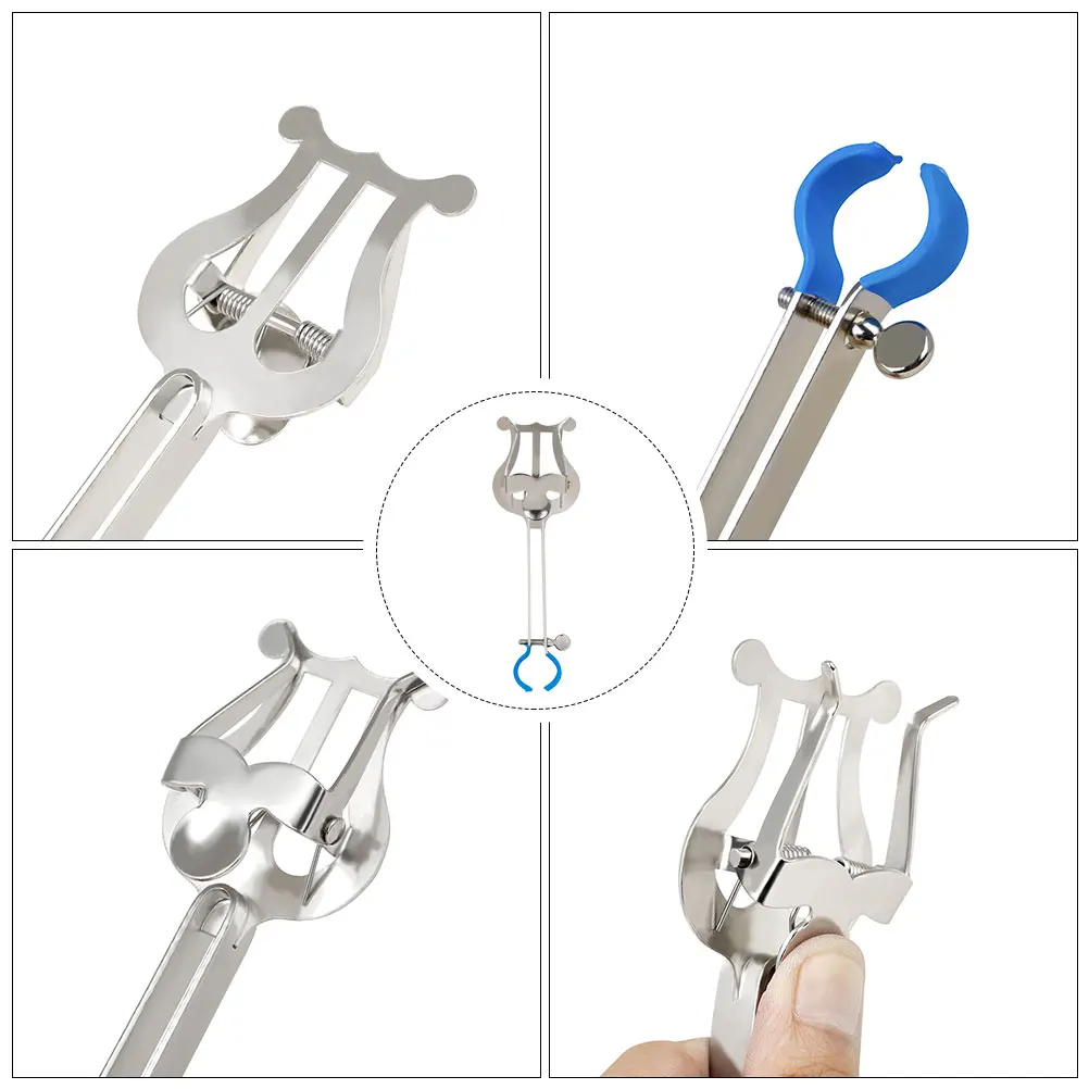 

Portable Sheet Music Clip Wear-resistant Iron Strong Clamping Musical Instrument Accessories Trumpet Score Holder Lightweight