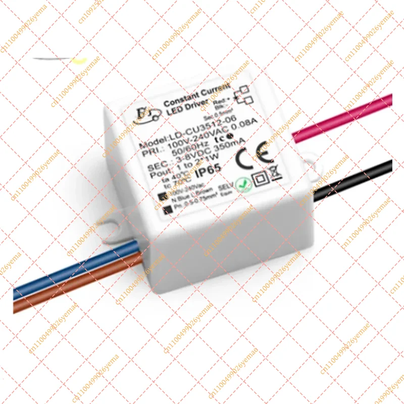 

LD-CU3512-06 Constant Current LED Driver - 2W 350mA Single Switch Power Supply (Model: WK-76-LED-001A) for Lighting Fixtures