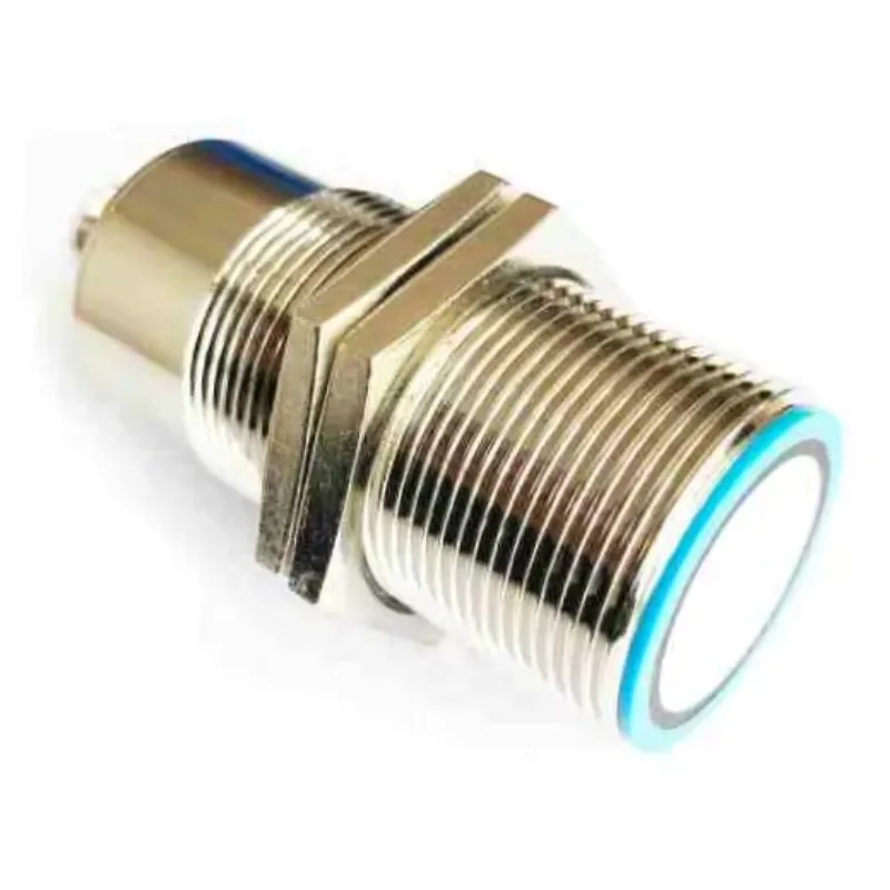 Industrial Ultrasonic Displacement Sensor Analog Output LB Series (2-6M) 0-10V/4-20mA IP67 Protection 0.17mm Resolution Vertical