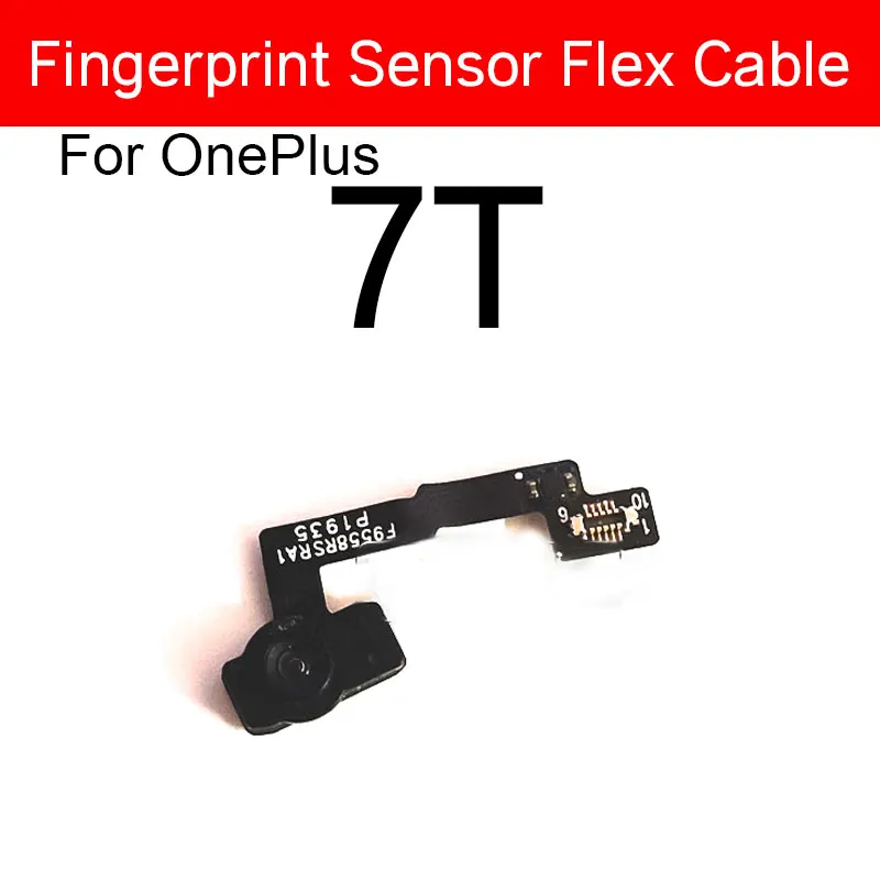 For OnePlus 1+ 7 8 9 Pro 6T 7T 8T 9R 9RT Fingerprint Sensor Flex Cable Under Screen Fingerprint Home Touch ID Flex Ribbon Parts