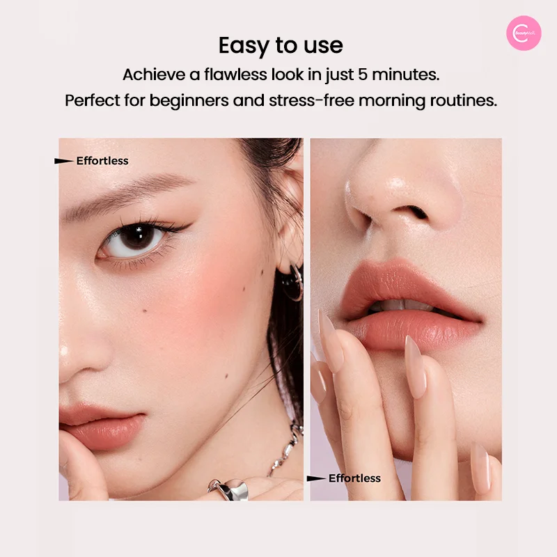 Little Ondine Multi-Use Aquarel Stick Pure Lip Wang Vlek Afwerking 3-in-1 Wang Blush Oogschaduw Lip Getint Langdurig