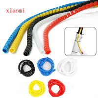 1m Line Organizer Protection Spiral Wrap Winding Cable Wire Protector Cover Tube for XIAOMI M365/PRO Electric Scooters