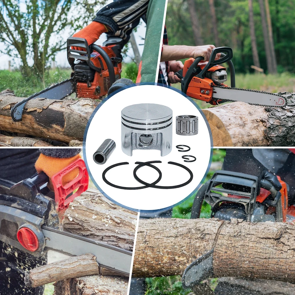 38mm Pierścienie tłokowe 10mm Łożysko igiełkowe z pierścieniem zabezpieczającym do piły łańcuchowej STIHL MS180 018 MS 180 Część zamienna 1130 030 2004 бензопила