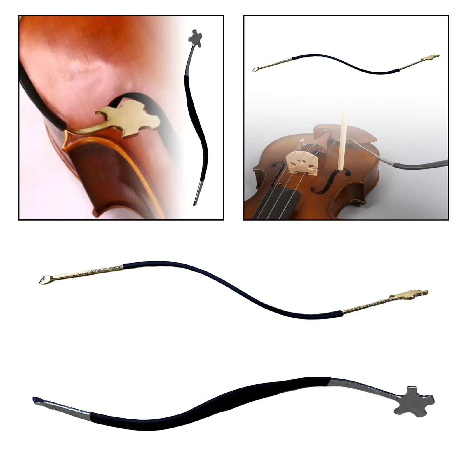 Luthier Violin Sound Post Setter Metal Column Installation Hook for Violin Player Repair and Maintenance