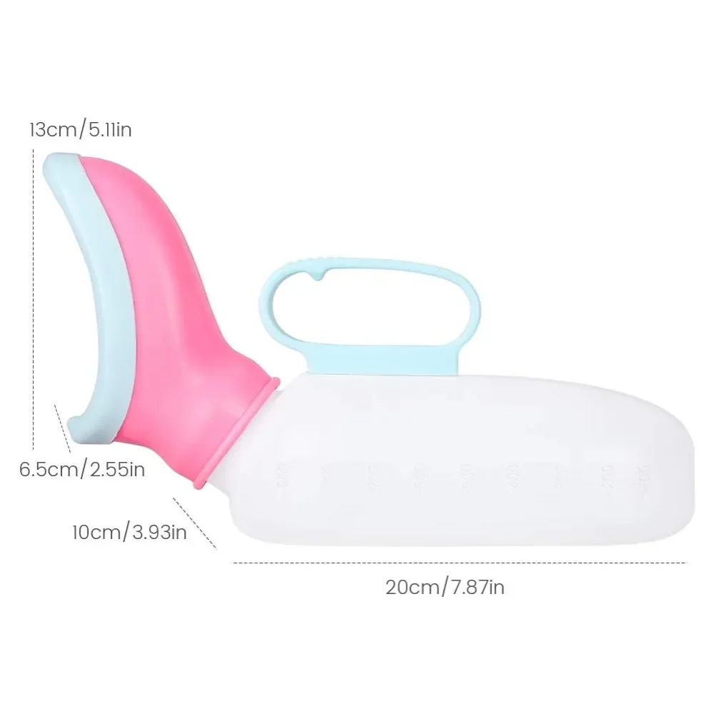 Urinal 1000ML Portable Plastic Mobile Urinal Toilet Aid Bottle Outdoor Camping Car Urine Bottle for Women Men Travel Kit