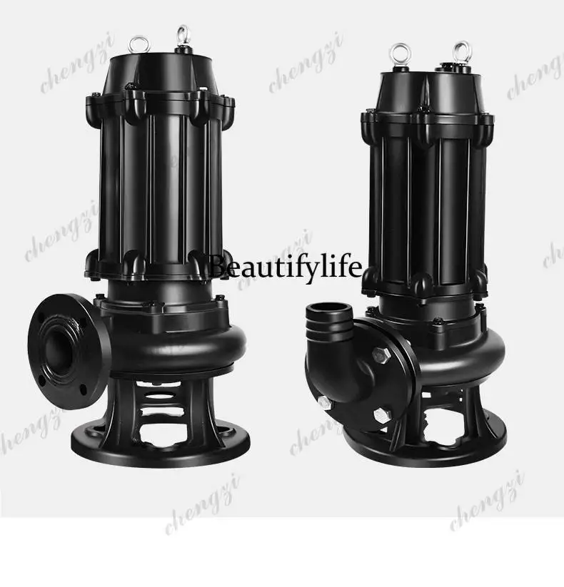 

A81 Sewage Pump Small Household Submersible Pump Cutting Pump Manure Pumping Mud Septic Tank