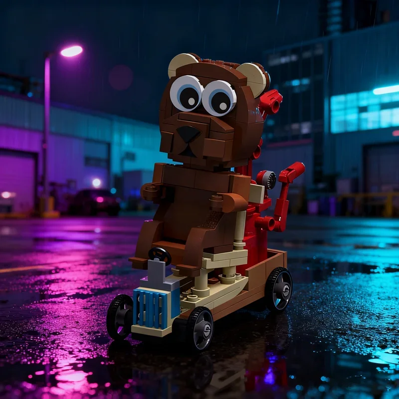 

236pcs MOC Wacky Races themed soap box 8 Carsed Model Building blocks Construction Assemble DIY toy creative Christmas gift idea