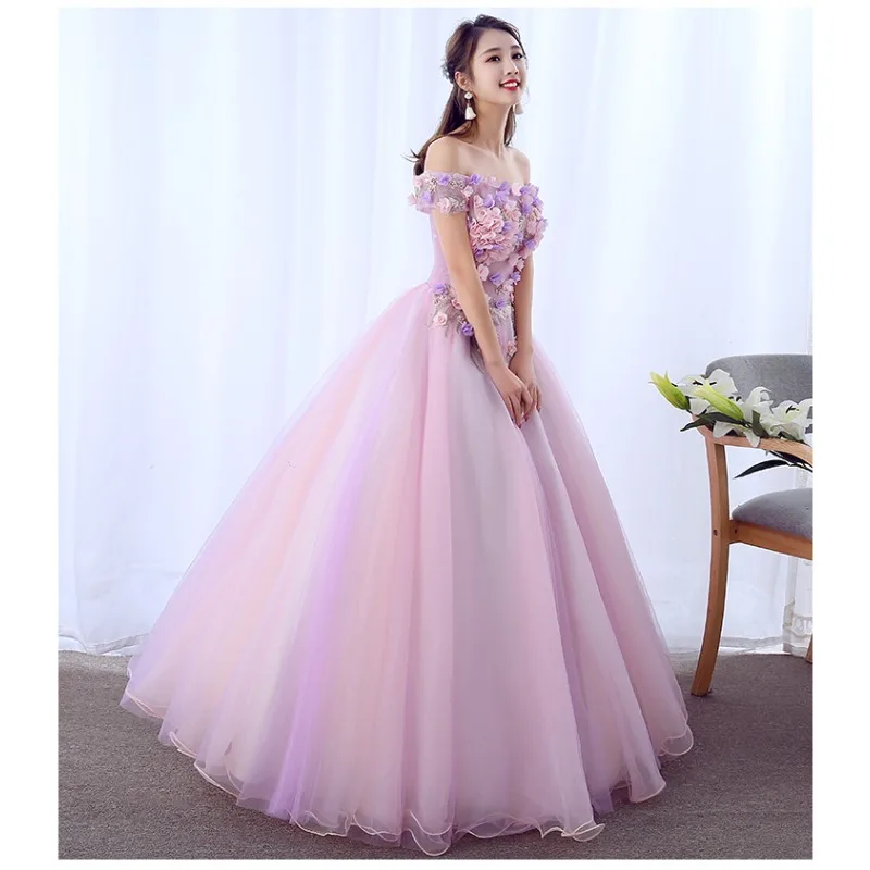 Europeu e americano 2025 primavera/verão nova saia puff anfitrião desempenho vestido cantando vocal solo palco vestido feminino estilo longo