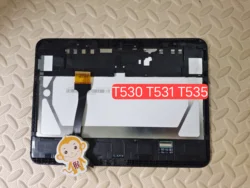 For Samsung Galaxy Tab 4 SM-T530 T530 T537V LCD Screen T531 T535 LCD Touch Display Panel Touch Screen Digitizer Assembly Frame