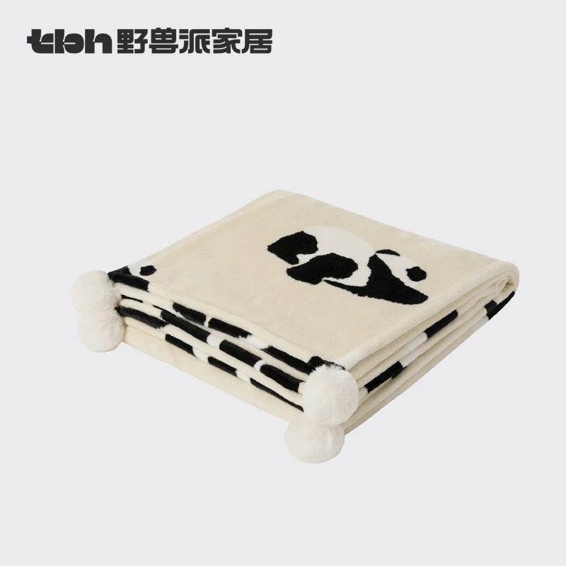 

Home Blanket Air Conditioning Blanket Panda Scented Blanket Office Nap Blanket Flannel Sofa Blanket