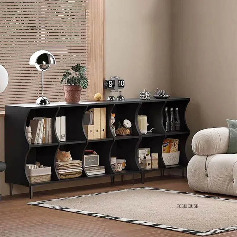 #Living Room Cabinets French Minimalist Decorative Display Cabinet Floor Standing Storage Locker Against Wall Sideboard Furnitur