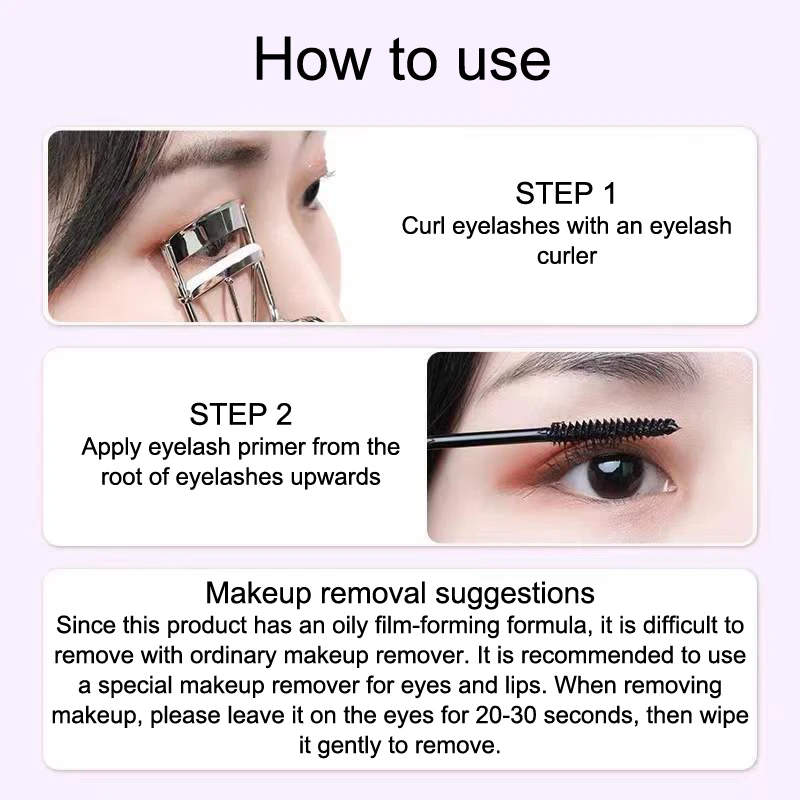 Cappuvini Wodoodporny tusz do rzęs przedłużających rzęsy, delikatnie podkręcający, pogrubiający, długotrwały, wydłużający, czarny, brązowy, naturalnie podkręcający rzęsy, kosmetyk.