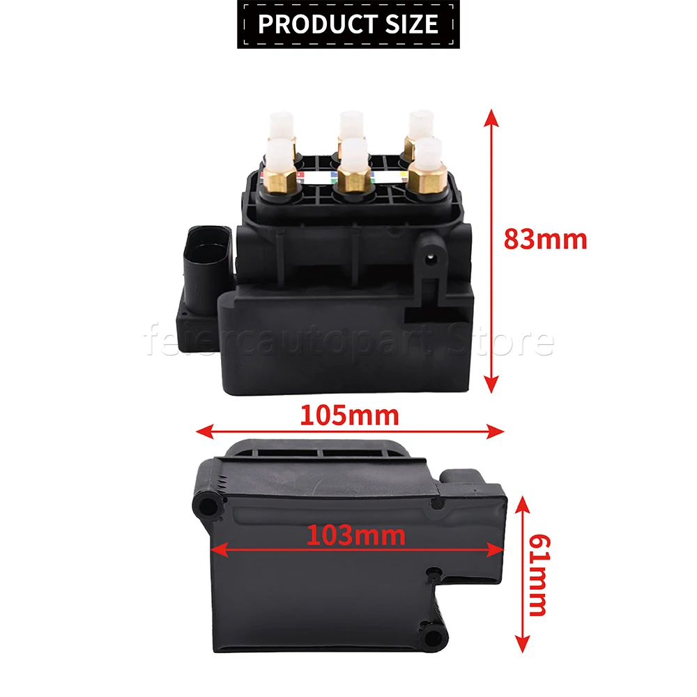 OEM 2123200358 Air Suspension Compressor Pump Supply Solenoid Valve Block New 10Pins For Mercedes-Benz W212 W205 car accessories