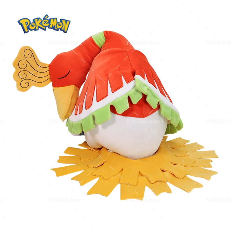 Big Size Pokemon Plush Sleeping Series Ho-Oh Stuffed Doll Soft Snorlax Umbreon Fuecoco Chikorita Pillow Peluche Toy Xmas Gift view 3