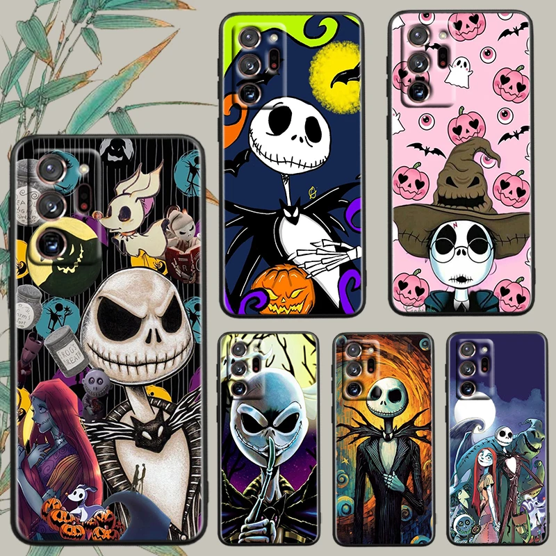 

Disney Jack Skellington Anime For Samsung Note 20 10 Ultra Plus A31 A14 A12 A70 A34 A25 A04 A05 A15 A24 5G Black Cover