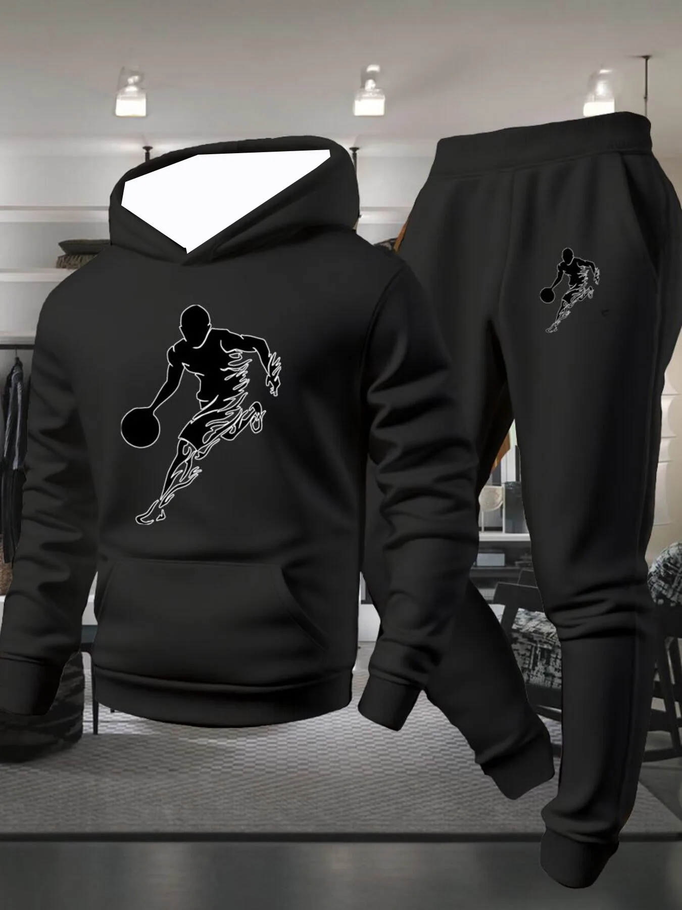 

Мужские новейшие осенне-зимние комплекты с капюшоном Y2K, толстовка с капюшоном, спортивный костюм, модная мужская одежда, спортивный костюм, брюки, комплекты из 2 предметов