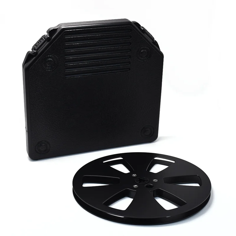 7Inch 6-Hole Empty Takeup Reel With Empty Take Up Reels Storage Box Portable Protection Case For 7Inch Sound Tapes A