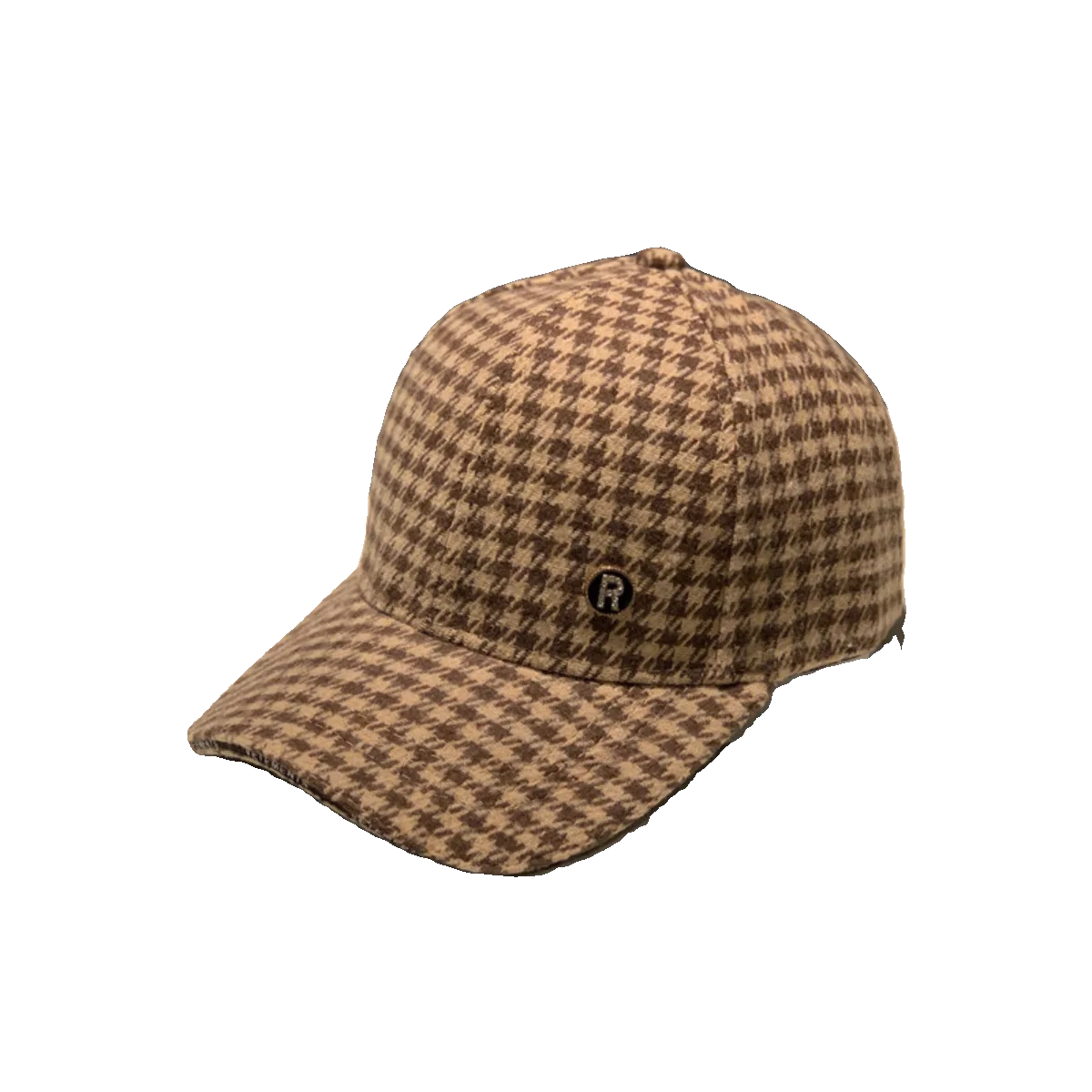 Autumn and Winter Plaid Cap Women\'s Houndstooth Versatile Fashion Warm Baseball Hat Women\'s Spring and Autumn Travel Hat