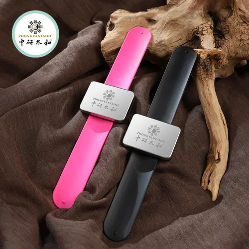 Imagen 2 del producto Porta agujas para muñeca, acero inoxidable, herramienta auxiliar para agujas de acupuntura de medicina china, clínica con pastilla magnética