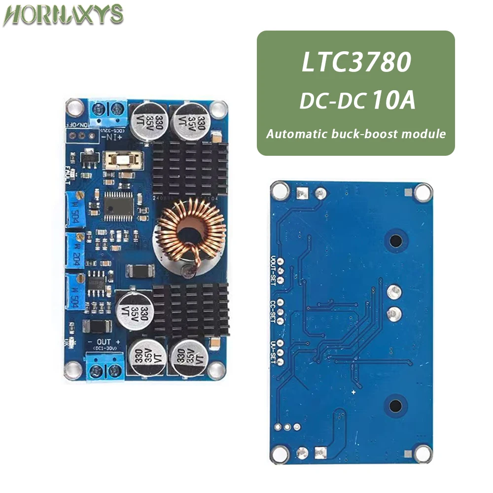 

Liludin LTC3780EG LTC3780 DC-DC 5-32V to 1V-30V 10A Automatic Step Up Down Regulator Charging Module Power Supply Boost