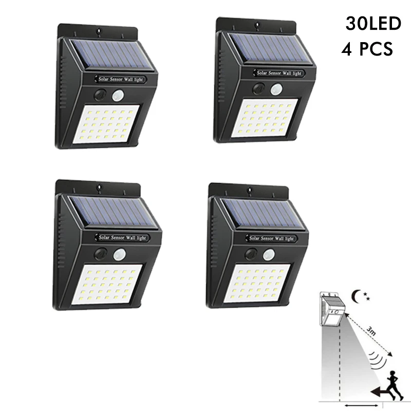 NIEUW Multifunctionele zonnelamp Buitendecoratie Zonnelicht IP65 Waterdichte zonlicht aangedreven spotlight met bewegingssensor