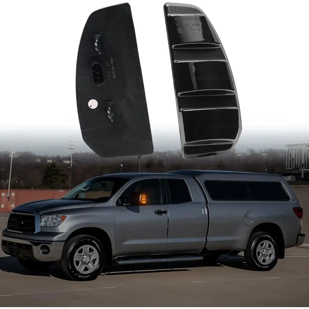 Lampeggiatore sequenziale ambrato e DRL bianco per indicatori di direzione a specchio laterale Tundra LED 2007-2021