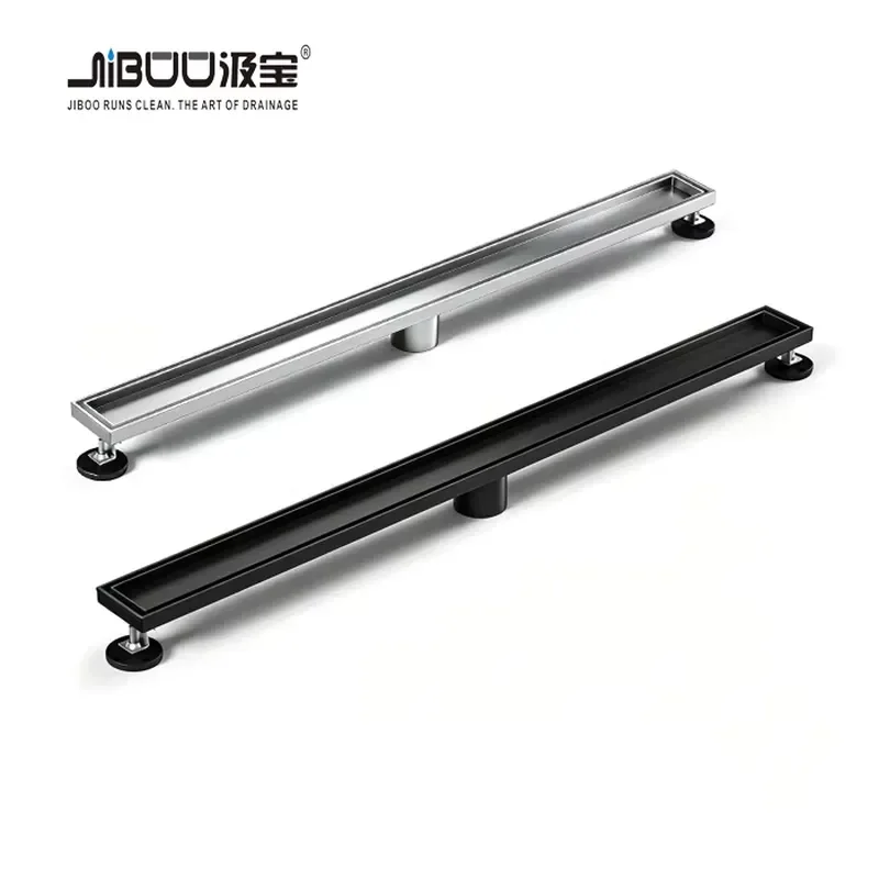 for Custom Removable Stainless Steel Grille Modern Linear Floor Drain Rack Filter for Hotel Kitchens Bathrooms Bathtubs
