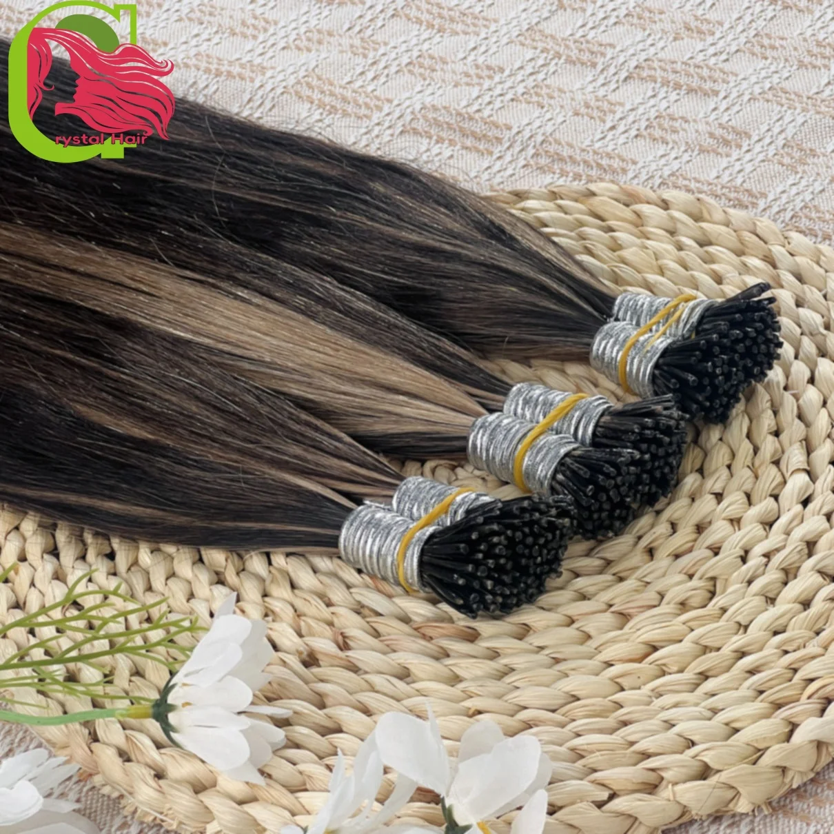 

Прямые волосы Remy, 100% человеческие волосы, светлые ногти, I кончик, предварительно скрепленные кератиновые капсулы, наращивание человеческих волос Remy для женщин