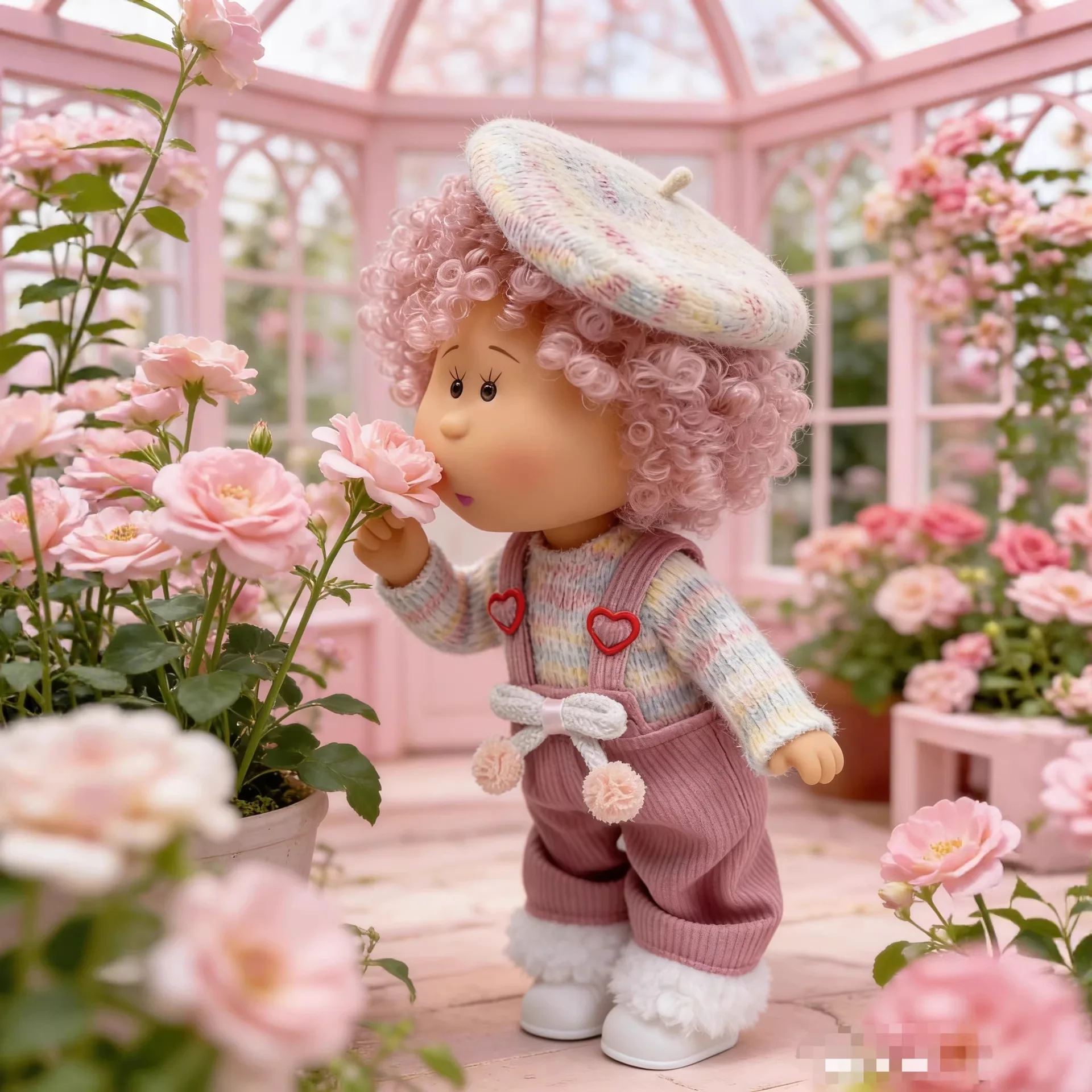 

Doll Wholesale New Year Festival Pink Handmade Changing Outfit Set For Spanish Mia Potato Doll Adult Collection