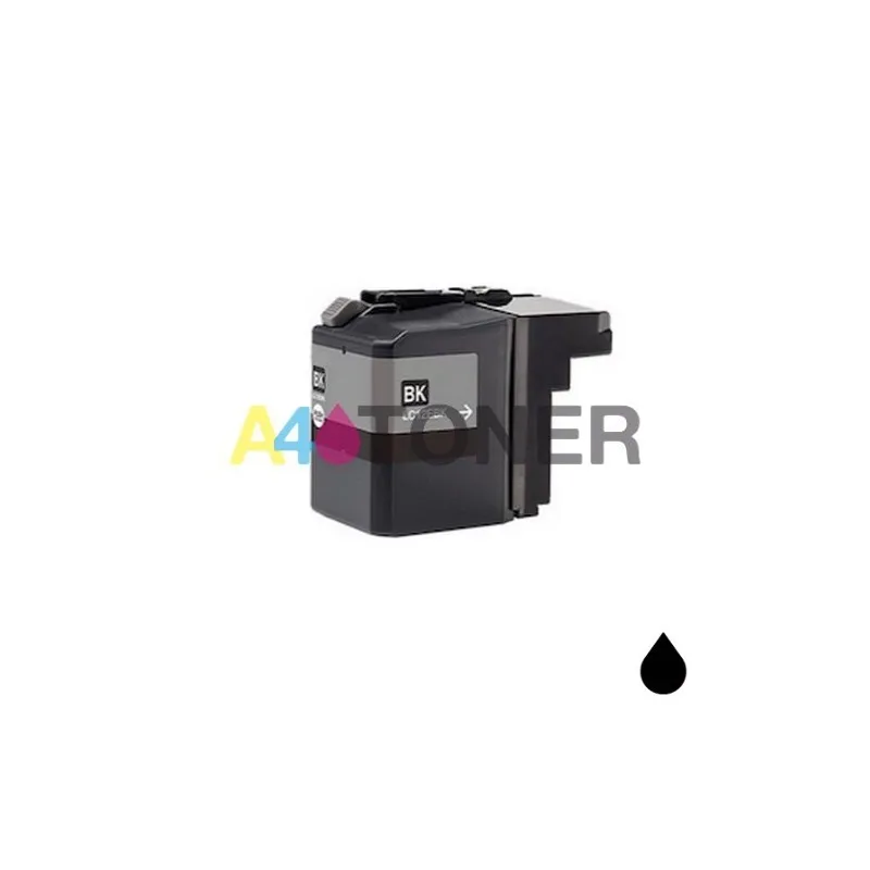 Black LC12 ink cartridge compatible with Brother LC12EBK A4toner.com