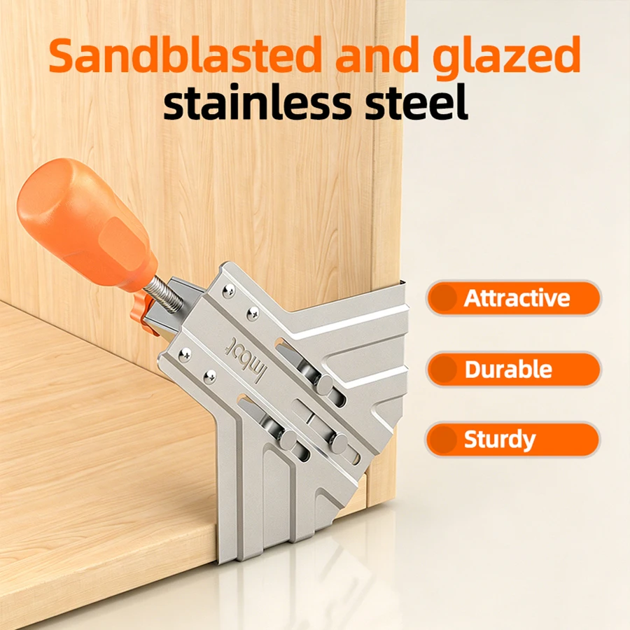 2-pieces-imbot-large-right-angle-clip-woodworking-clamp-durable-rust-flexible-fixing-clamp
