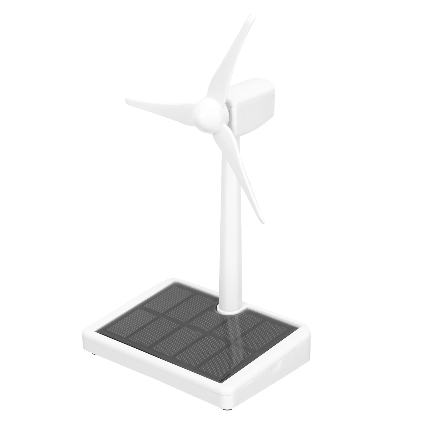 Solar Windmolen Mini Kids Experiment Desktop Turbine Model Plastic Wetenschap Aangedreven Windmolens Kind