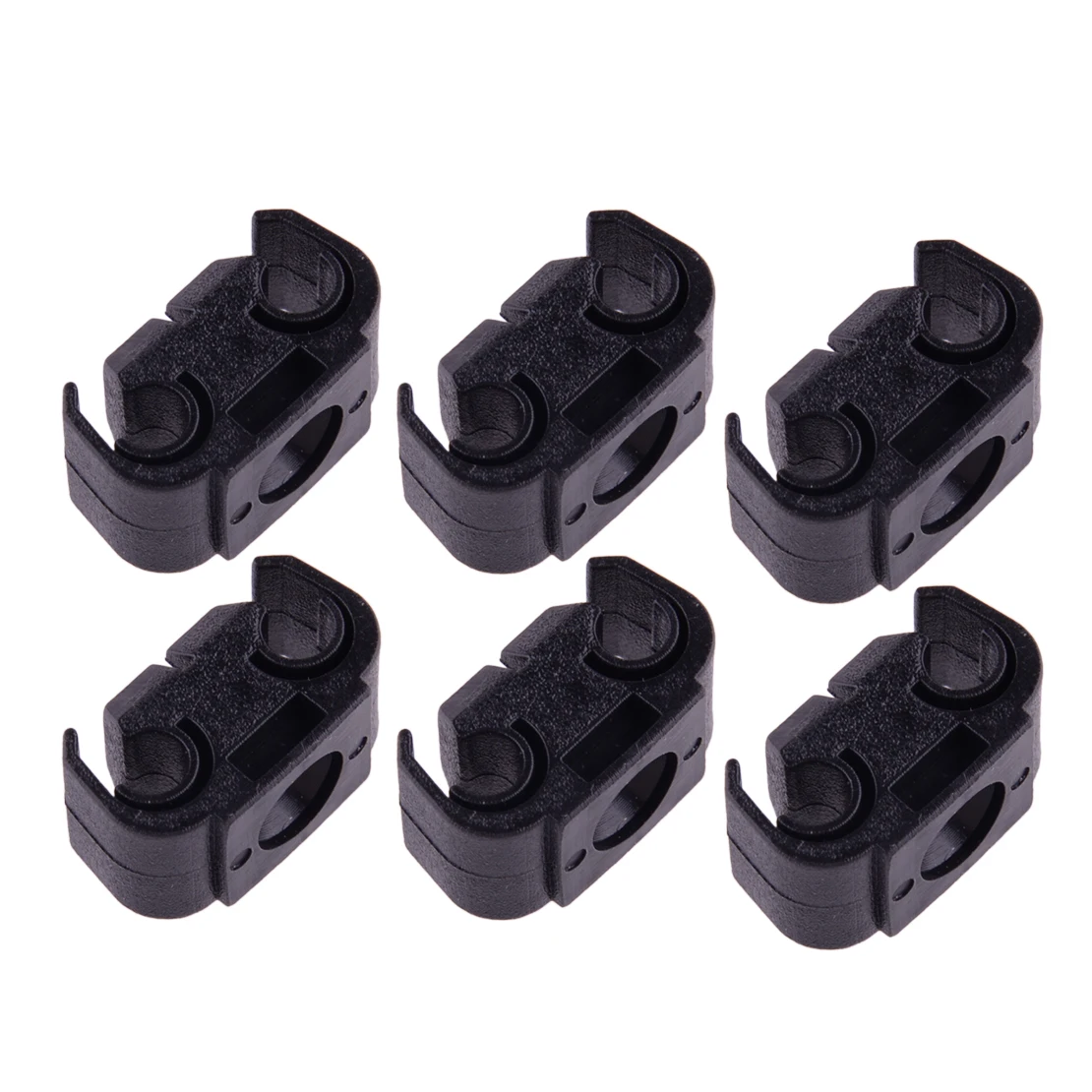 40Pcs Double Brake Pipe Holder Brake Fixing Line Clip 4.75mm 811611797 fit for VW Beetle Golf Jetta Passat Audi A4 A6 A8